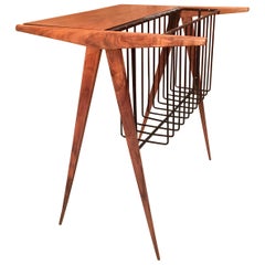 Arthur Umanoff Magazine Rack and Table