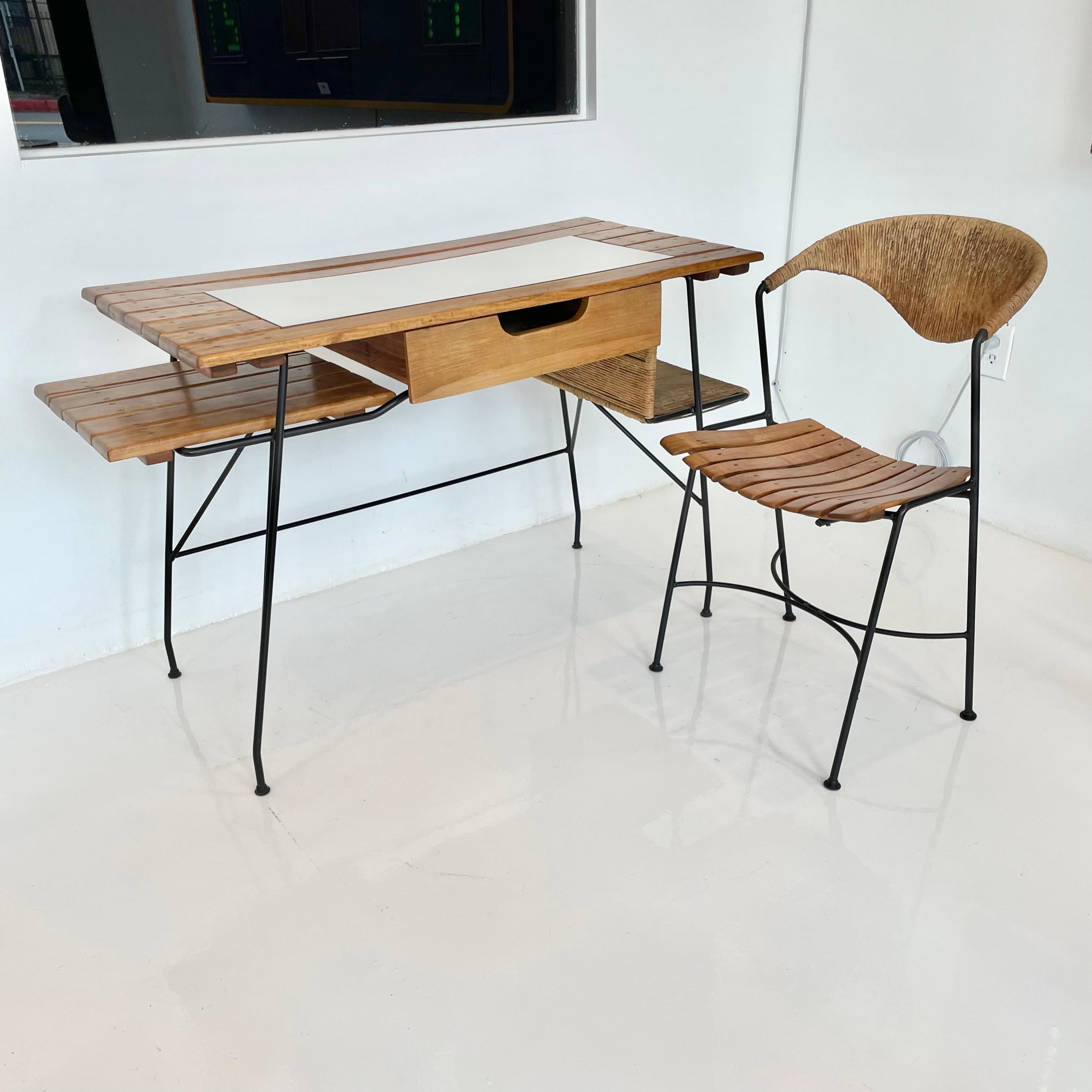 Arthur Umanoff Matching Sculptural Desk and Chair For Sale 12