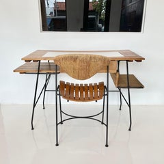 Arthur Umanoff Matching Sculptural Desk and Chair