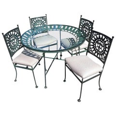 Arthur Umanoff "Mayan" Iron Dining Set for Shaver Howard