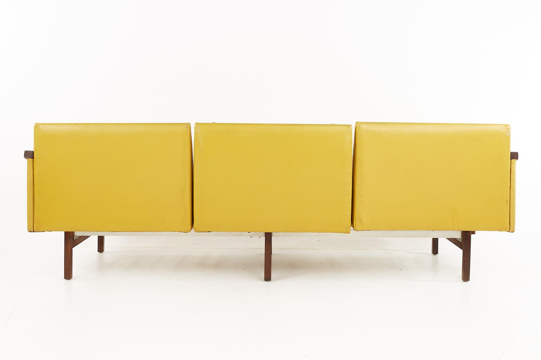 Arthur Umanoff Mid Century 3 Seat Sofa For Sale 3