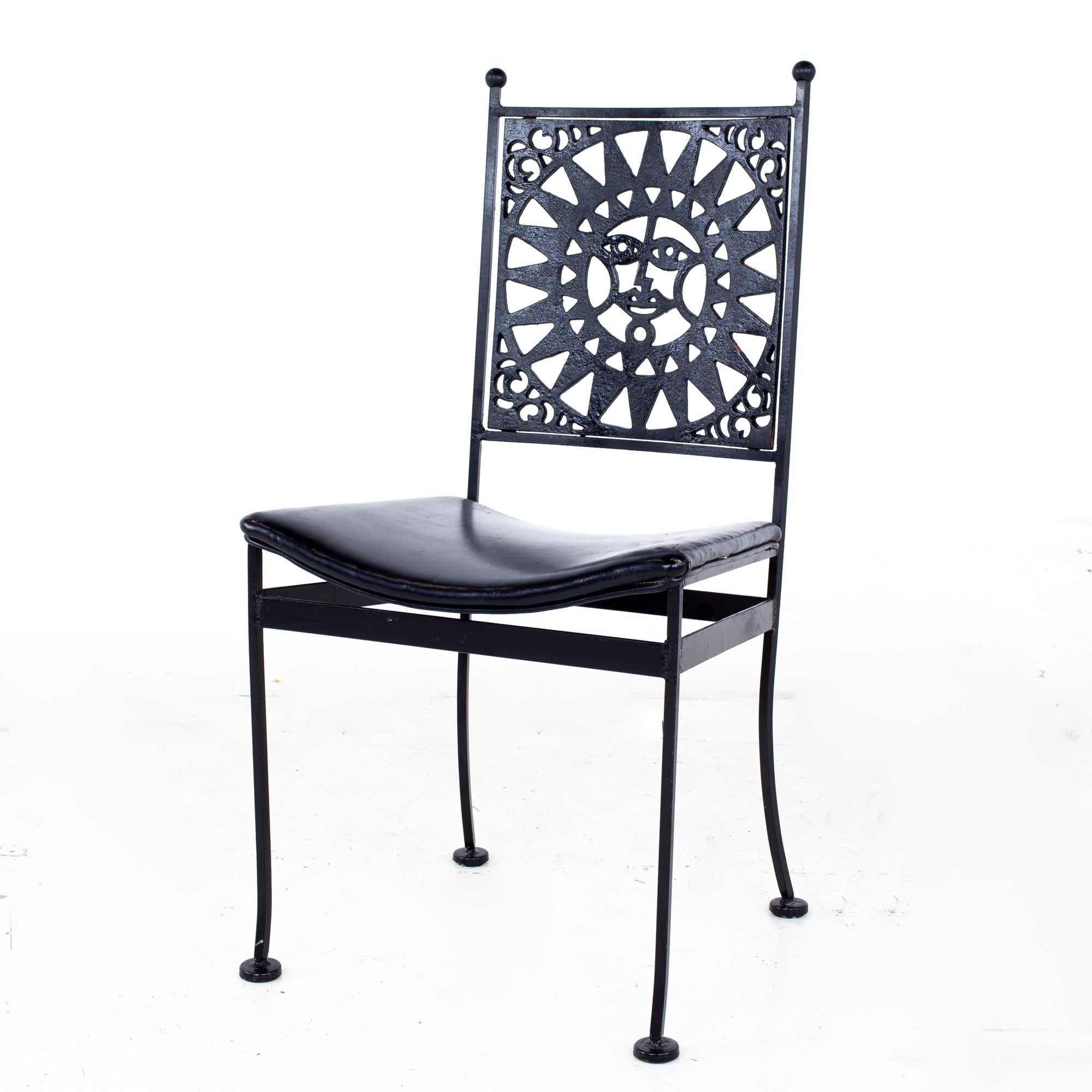 Late 20th Century Arthur Umanoff Mid Century Dining Chairs - A Pair