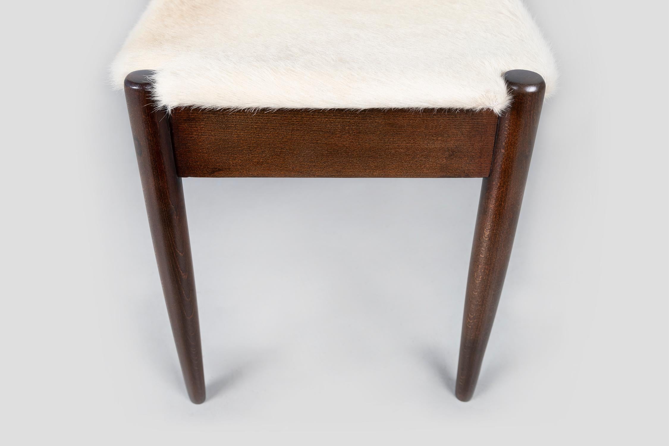 Arthur Umanoff Mid-Century Modern Bench with Brazilian Cowhide 2