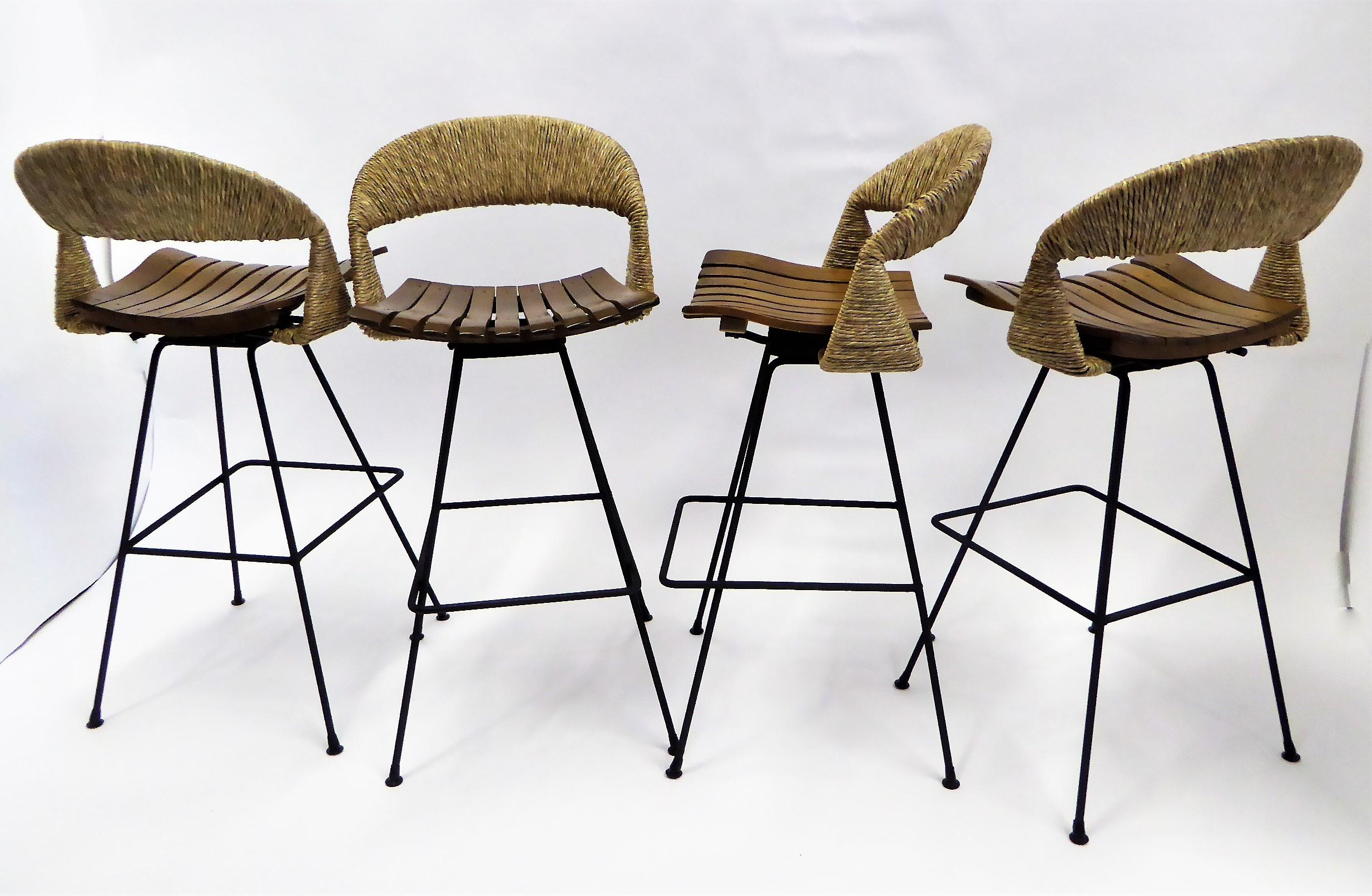 raffia bar stools