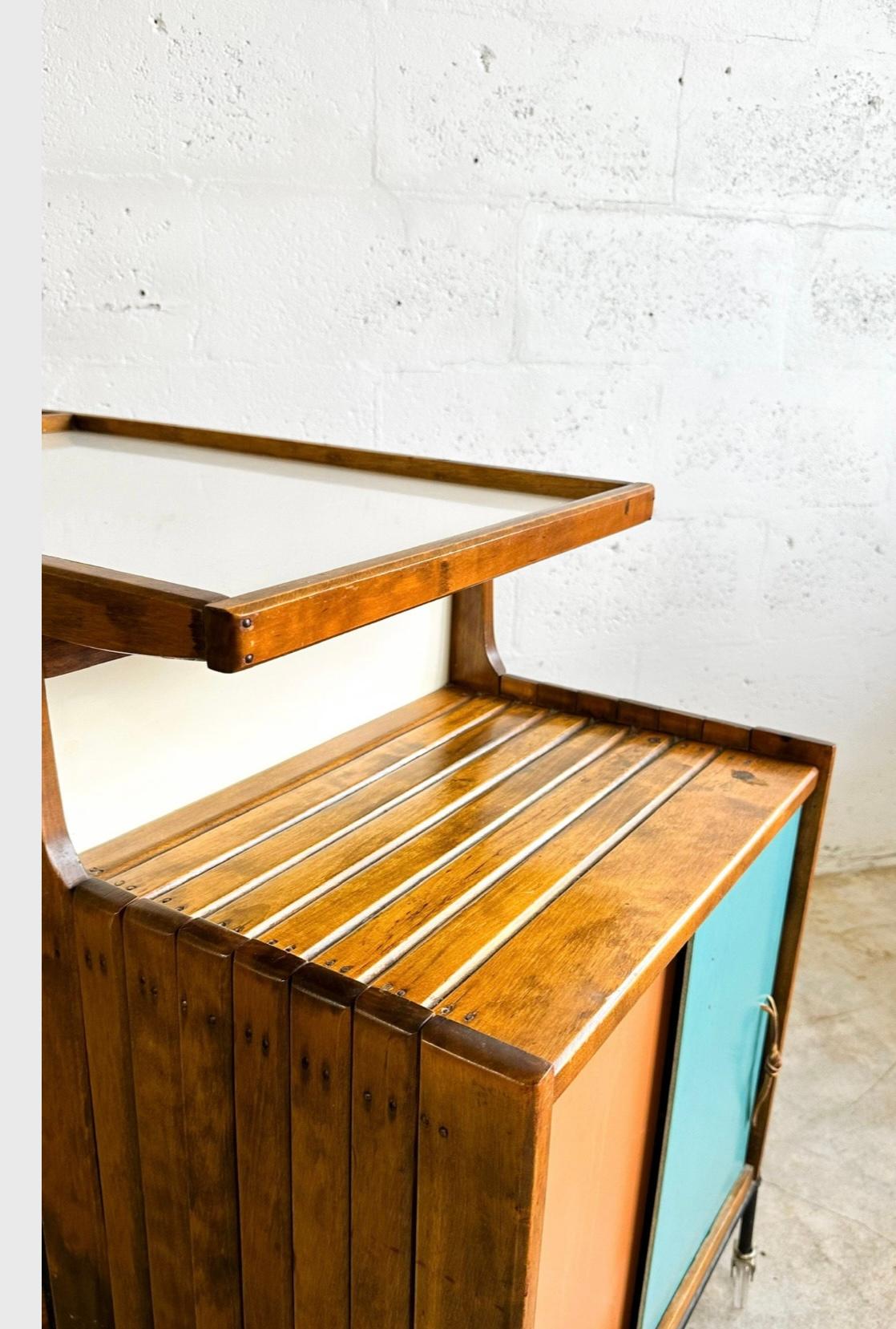 Carrito de bar Arthur Umanoff Mid Century Serving en venta 1