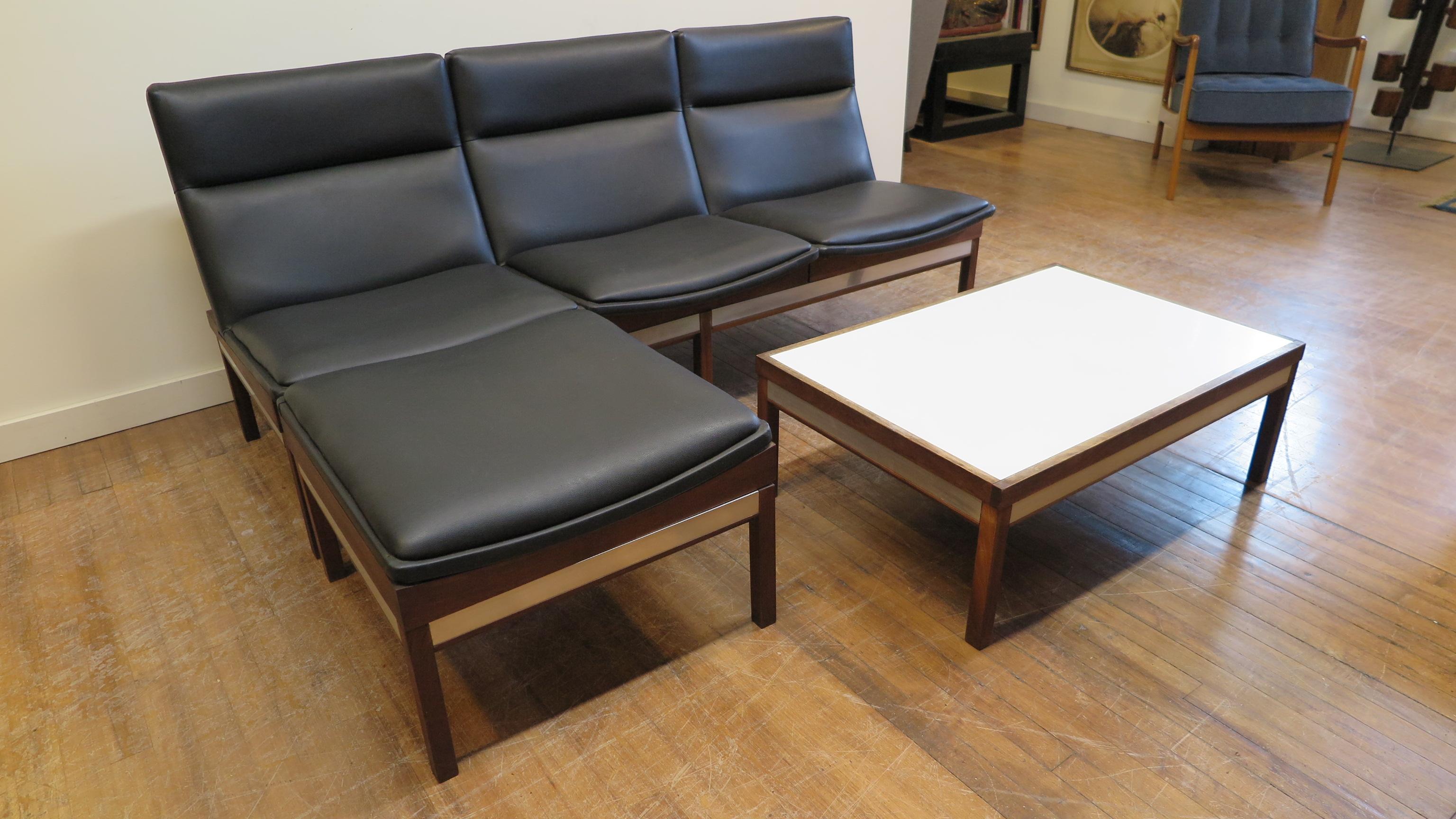 Mid-Century Modern Arthur Umanoff Modular Sofa Set