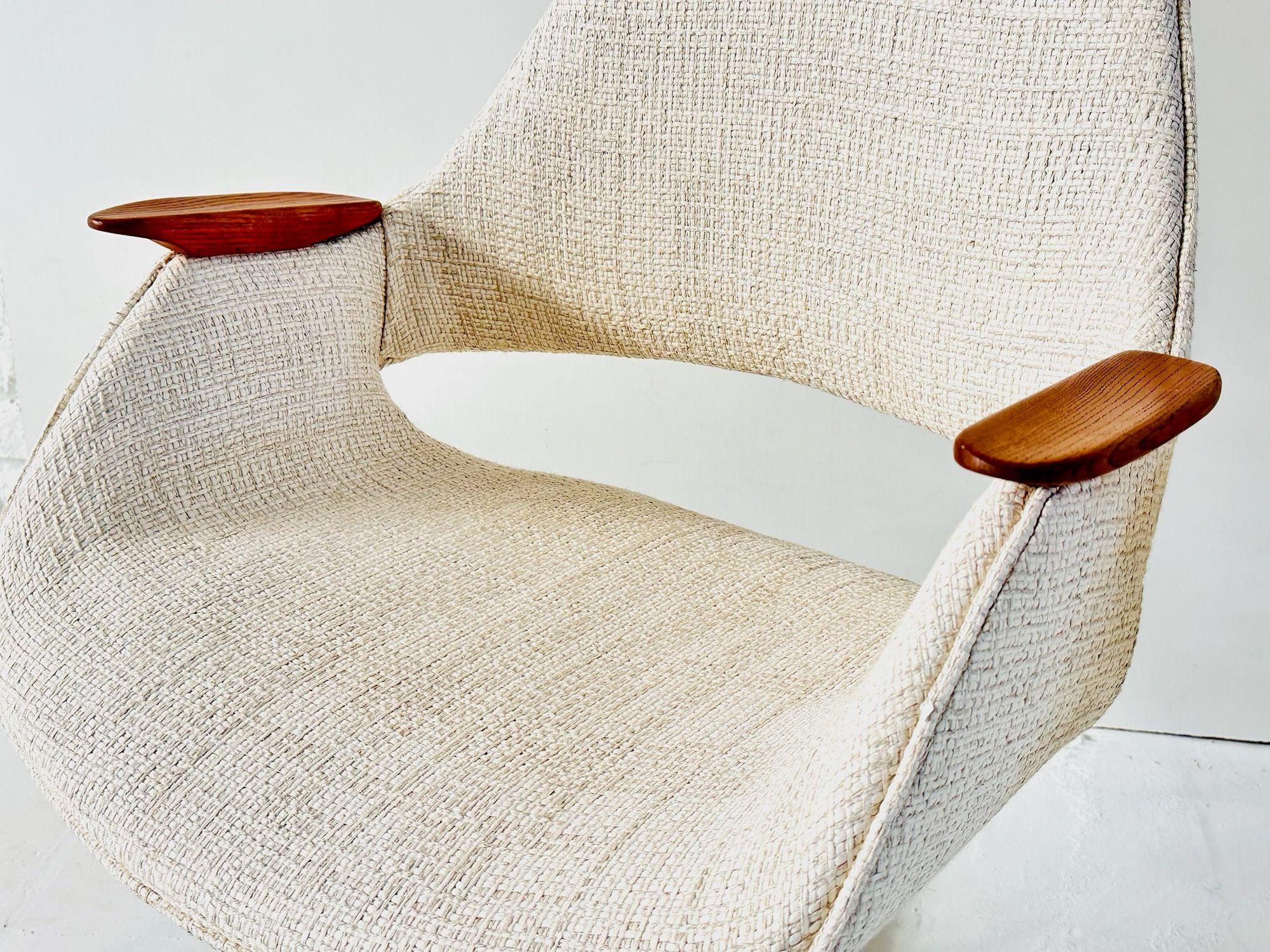 Arthur Umanoff Paar Lounge-/Schreibtischstühle, 1960 im Angebot 3