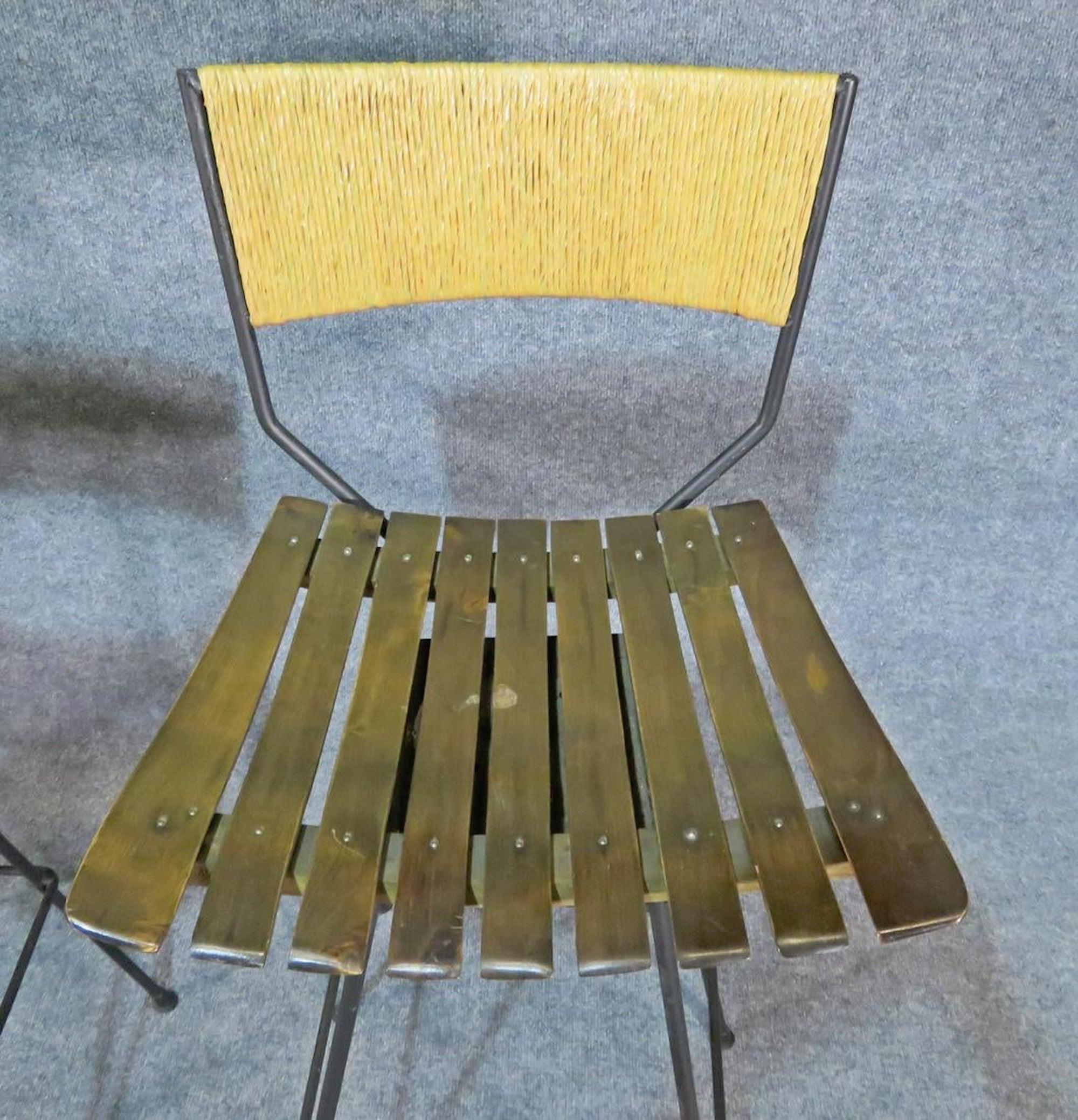 Mid-Century Modern Vintage Arthur Umanoff Stools For Sale