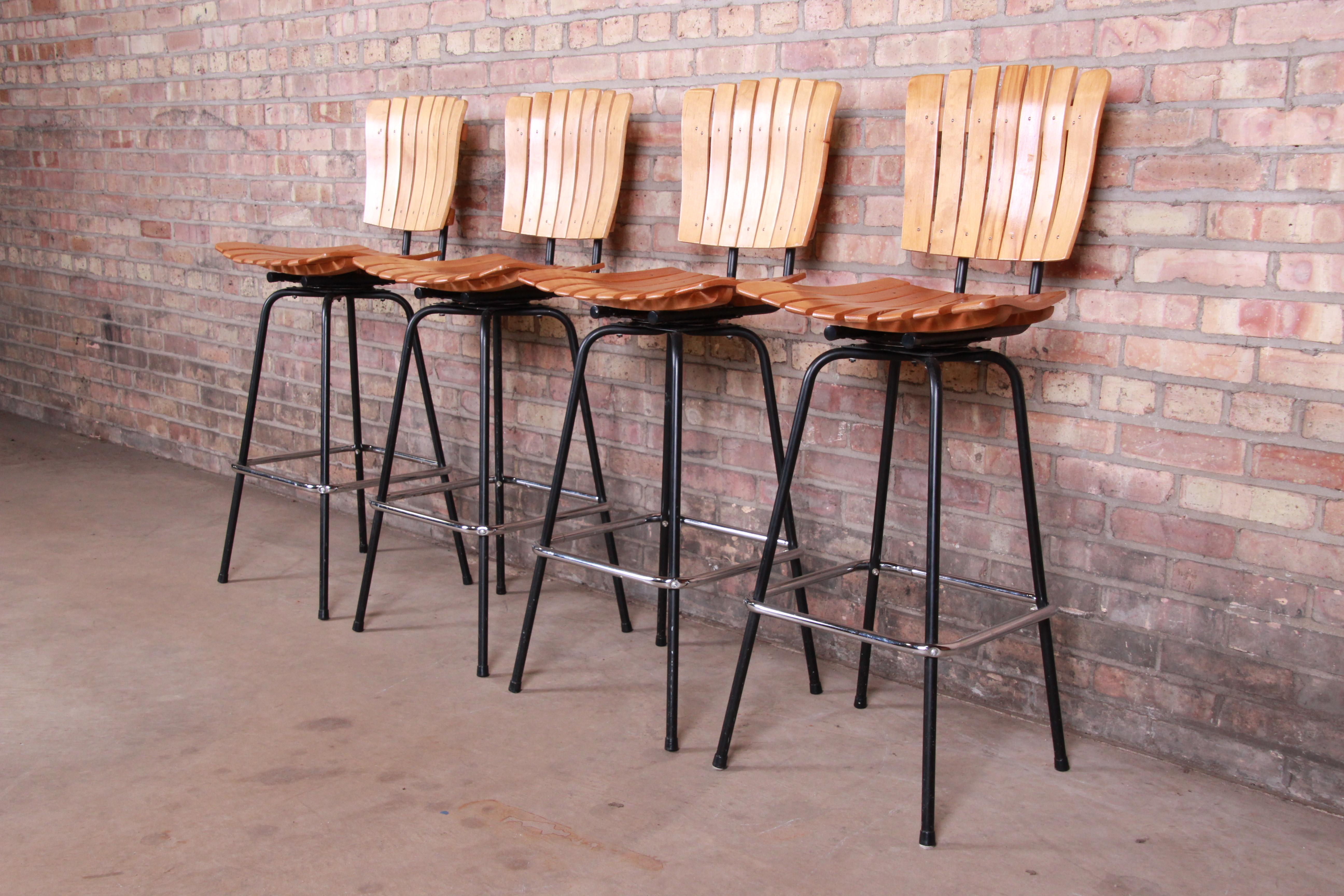 arthur umanoff style bar stools
