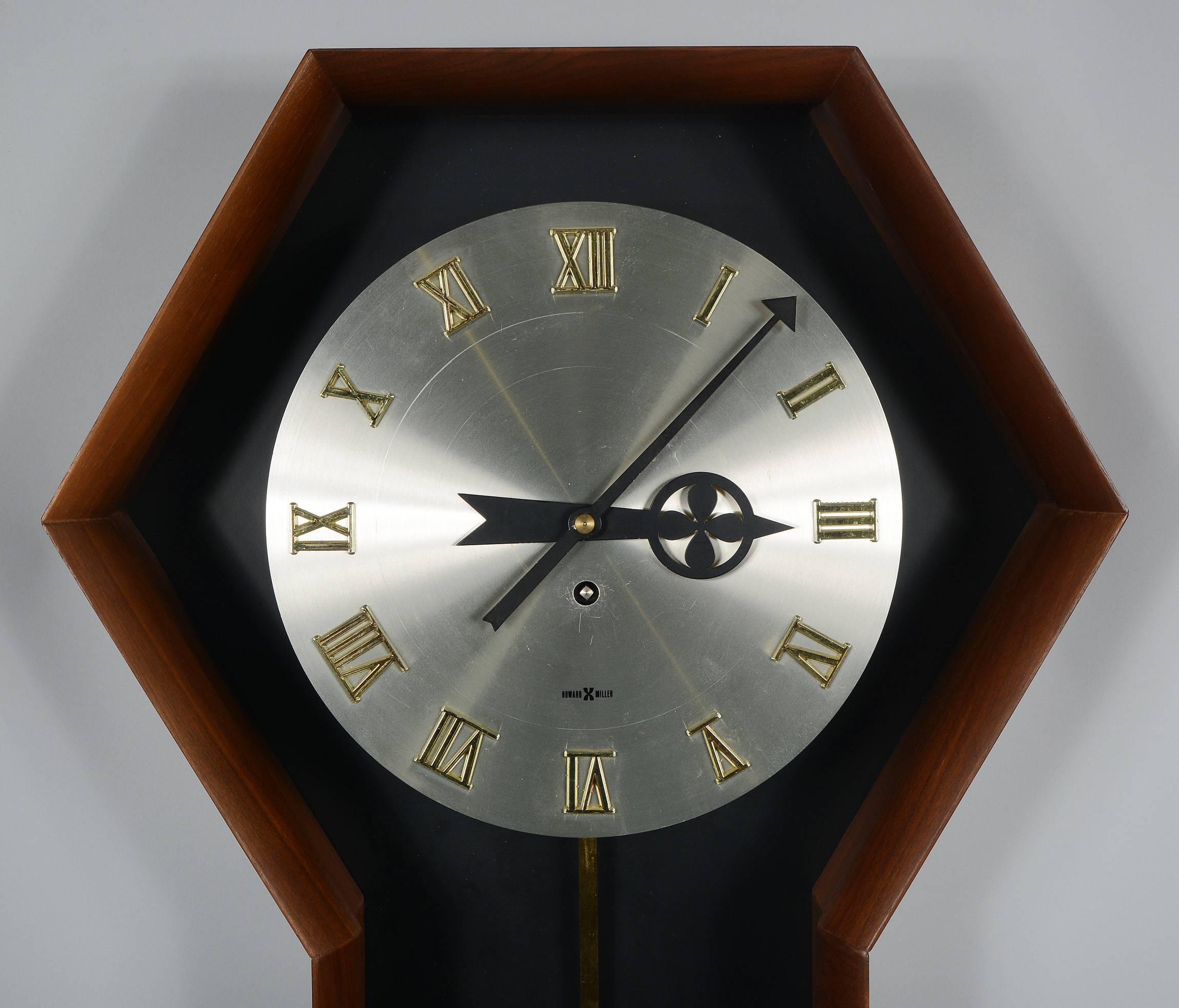 American Arthur Umanoff Wall Clock for Howard Miller