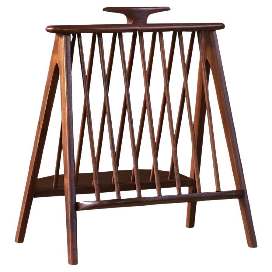 Porte-revues sculpté Arthur Umanoff pour Washington Woodcraft en vente