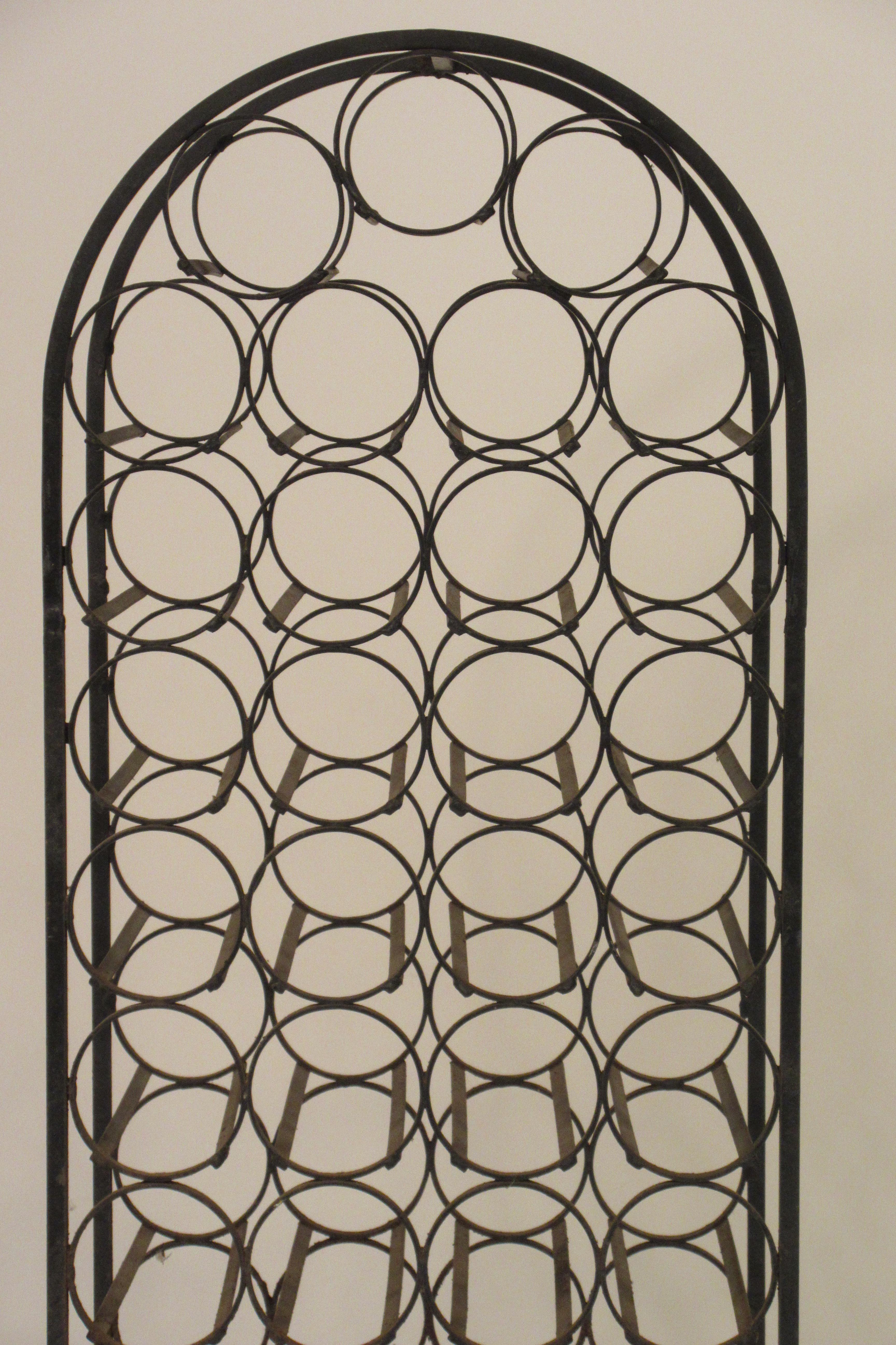 Mid-20th Century Arthur Umanoff Wine Rack