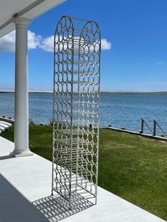 Arthur Umanoff Wrought Iron 1960s Wine Rack