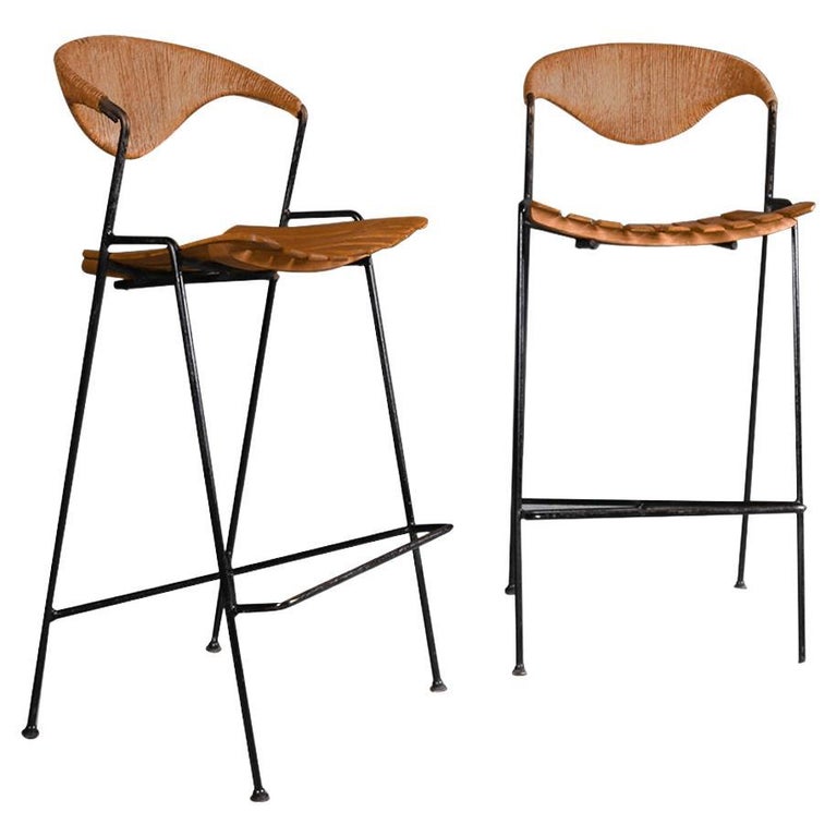 Arthur Umanoff Furniture Chairs, Arthur Umanoff Bar Stools Authentic