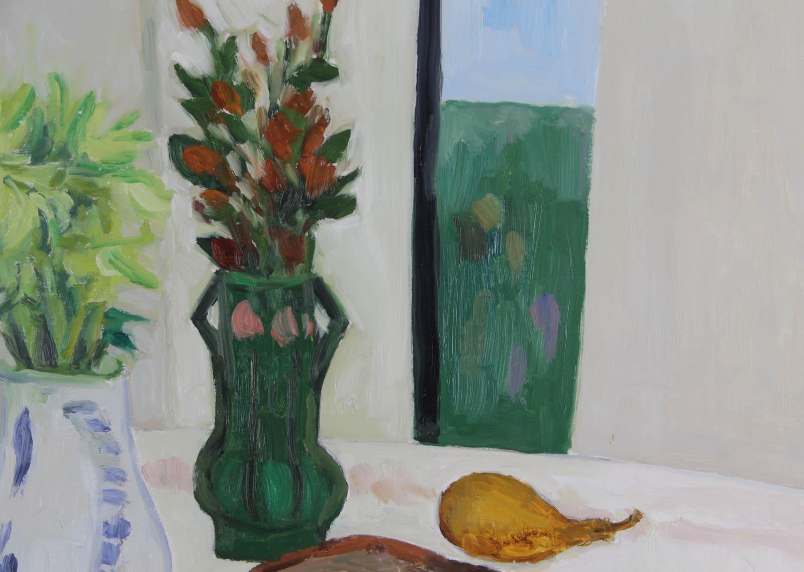 Arthur VAN HECKE (1924-2003)

Fruits, maïs et raisins
Huile sur toile
Taille : 81 x 100cm
Signé en bas à droite
Peinture en parfait état, vendue non encadrée.

Origine :
- Studio d'artiste
- Marin Price Gallery, Washington, États-Unis
- Findlay