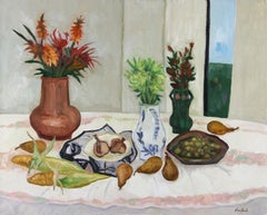 Frutas, maíz y pasas