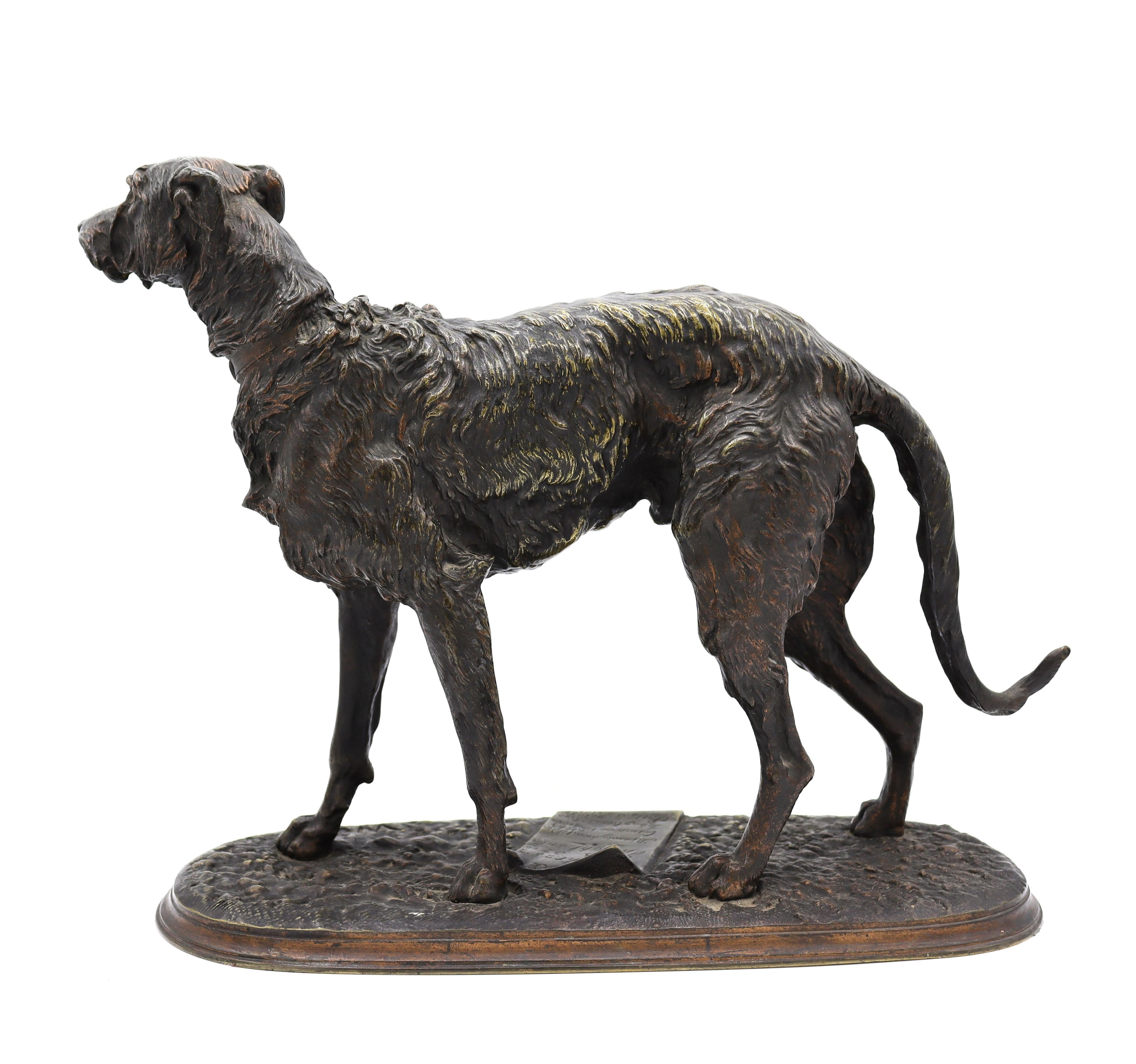 irish wolfhound statue