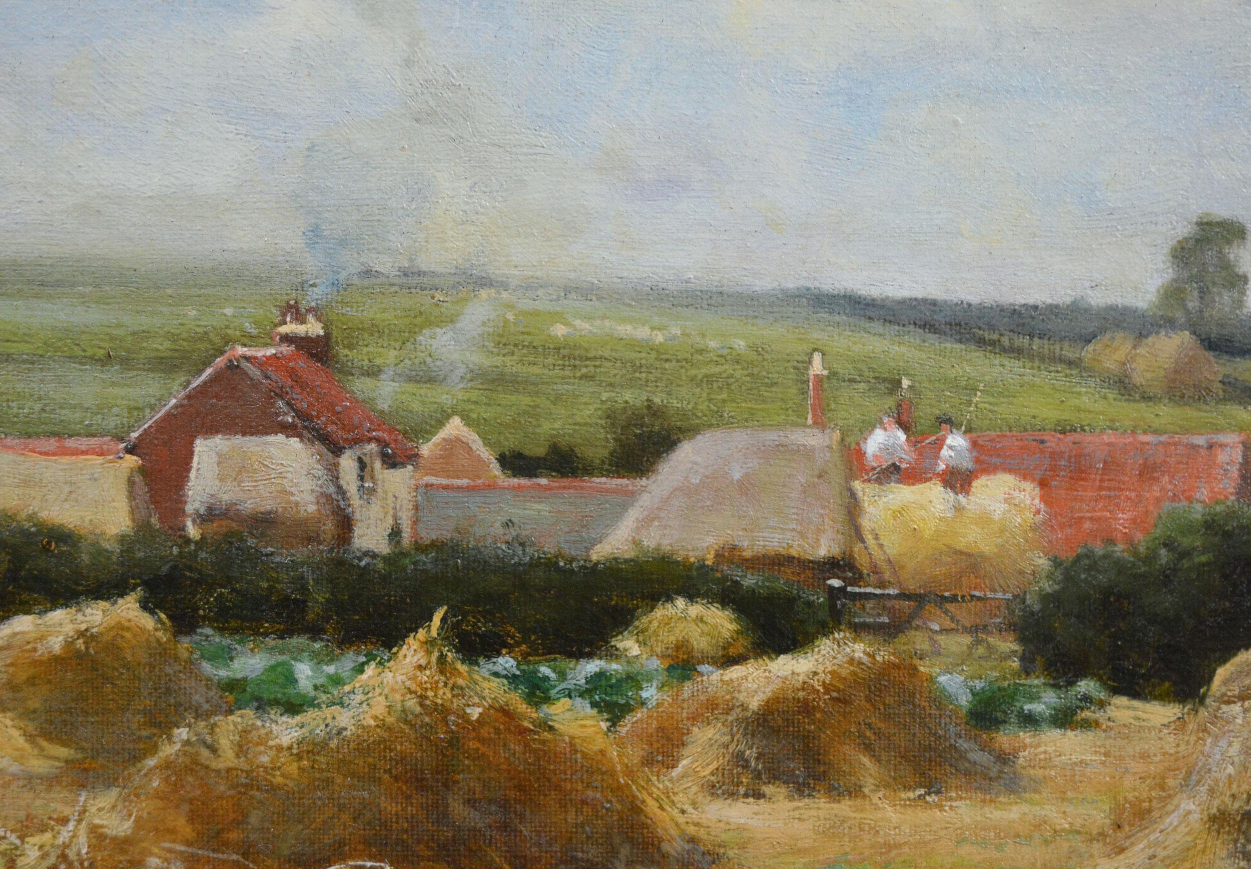 Arthur Walker Redgate
Britannique, (1860-1906)
Wilford Hille
Huile sur toile, signée, inscription au verso
Taille de l'image : 15.25 pouces x 25.25 pouces 
Dimensions, y compris le cadre : 21,25 pouces x 31,25 pouces

Une belle peinture de paysage