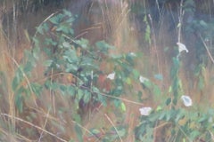 ARTHUR WARDLE R.I. (1864-1949) original ENGLISH Antique oil painting WILDFLOWERS