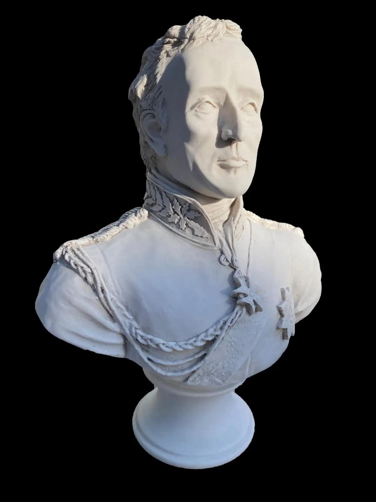 Arthur Wellesley, 1st Duke of Wellington Bust Sculpture, 20th Century 7