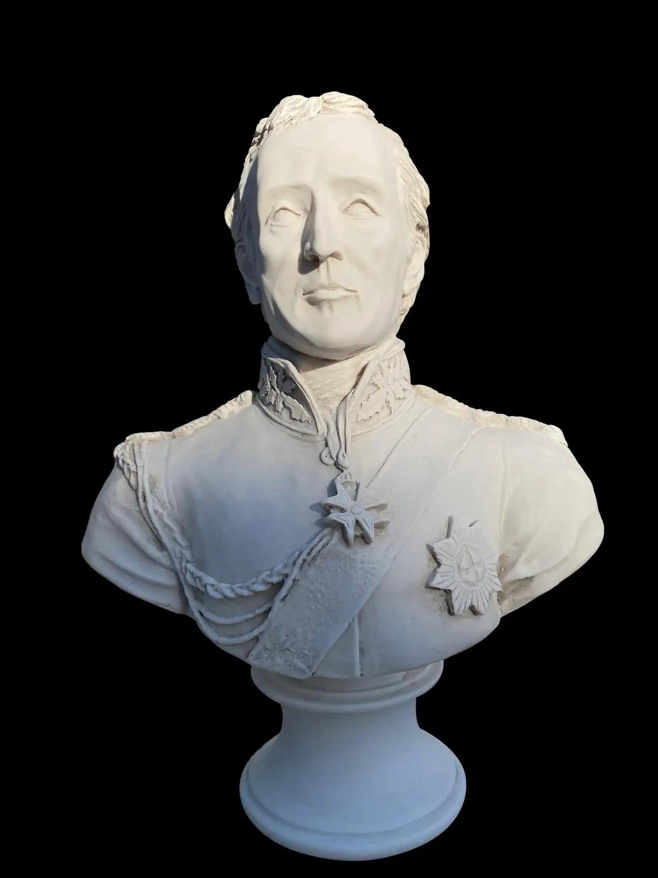 Arthur Wellesley, 1st Duke of Wellington Bust Sculpture, 20th Century 1