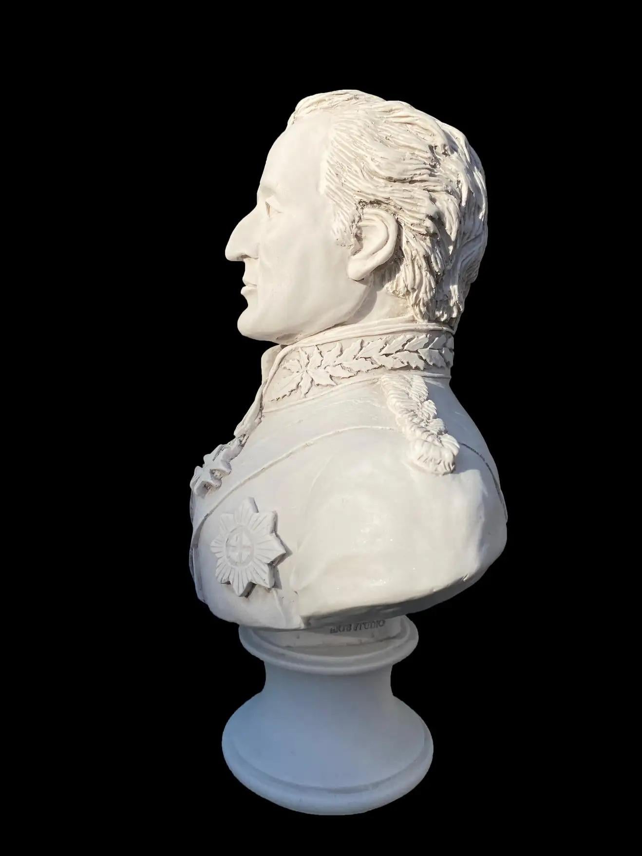 Arthur Wellesley, 1st Duke of Wellington Bust Sculpture, 20th Century 2