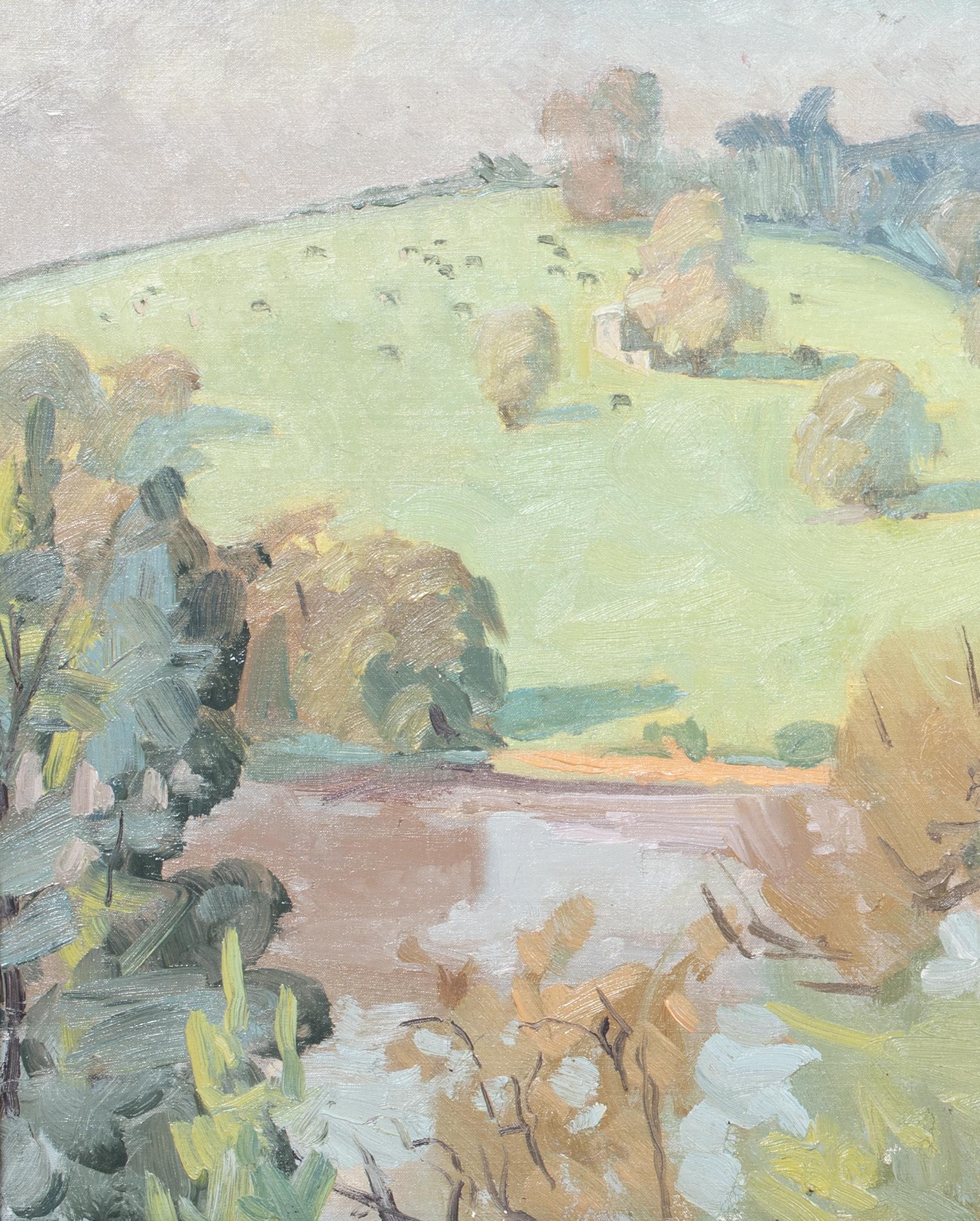 Vue d'Ipswich, Massachusetts, vers 1900  par ARTHUR WESLEY DOW (1857-1922) en vente 6