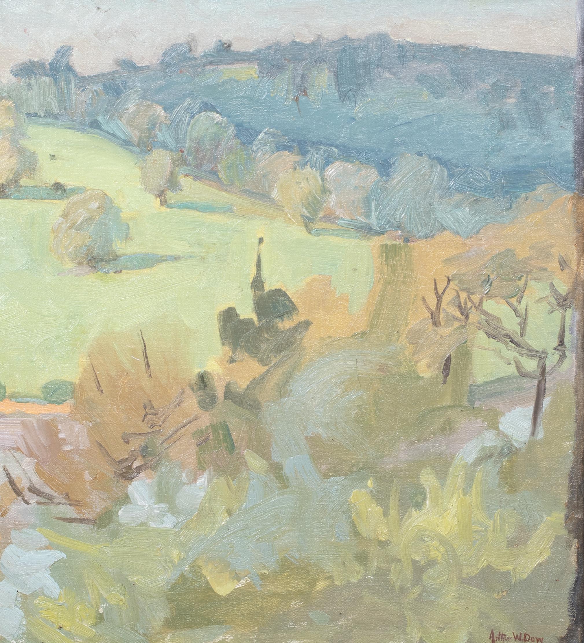 Vue d'Ipswich, Massachusetts, vers 1900  par ARTHUR WESLEY DOW (1857-1922) en vente 2