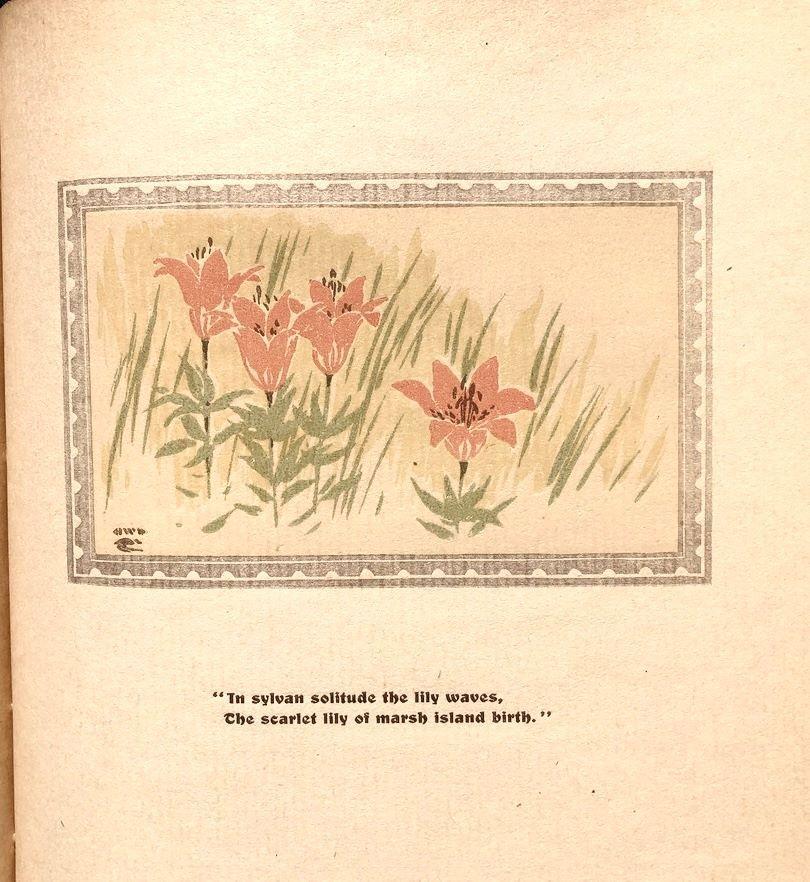 (Dow, Arthur Wesley)illus. BY SALT MARSHES: PICTURES AND POEMS OF OLD IPSWICH by Everett Stanley Hubbard. (Artists of the Book in Boston, #74). Ipswich, MA. 1908, Privately printed. From the edition of about 200. 8vo., cloth backed boards,