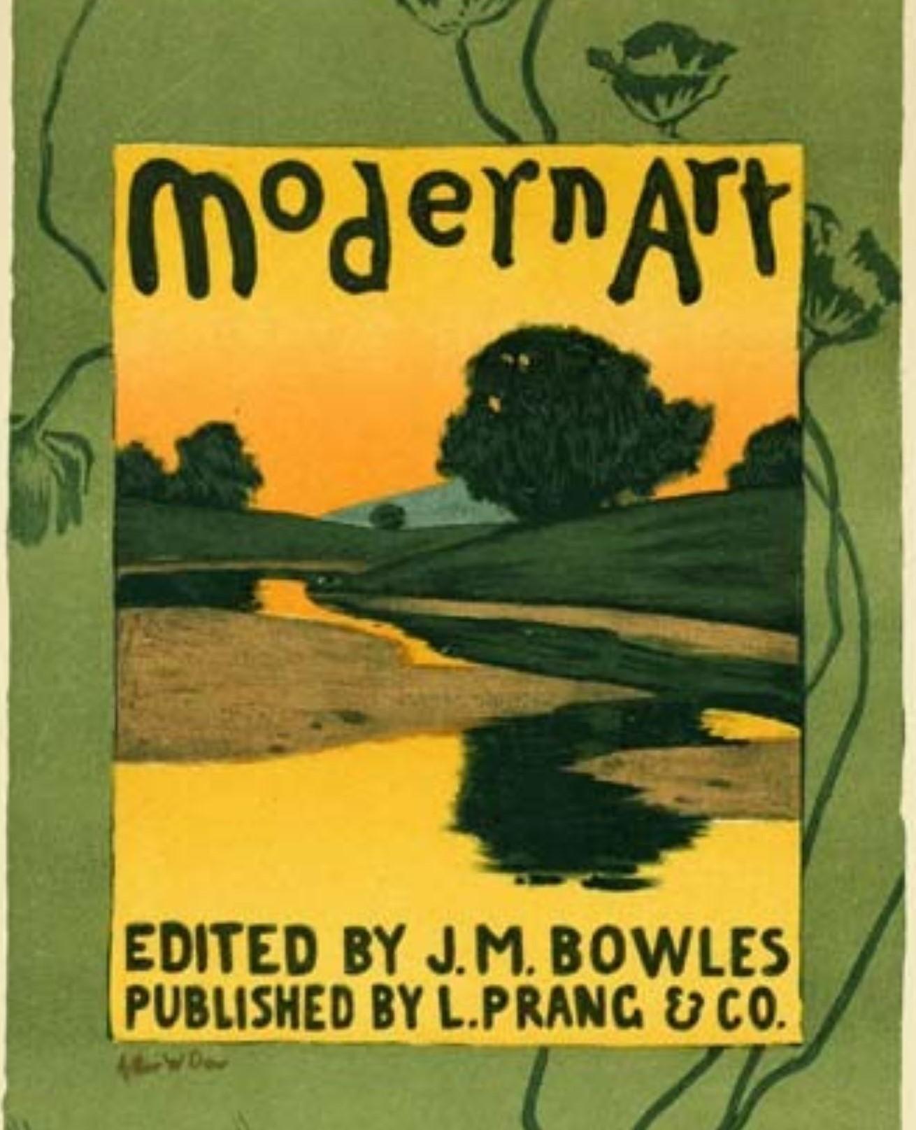 Modern Art for Les Affiches Etrangeres 1894 By Arthur Wesley Dow For Sale 1