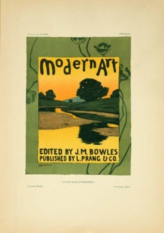Modern Art for Les Affiches Etrangeres 1894 By Arthur Wesley Dow