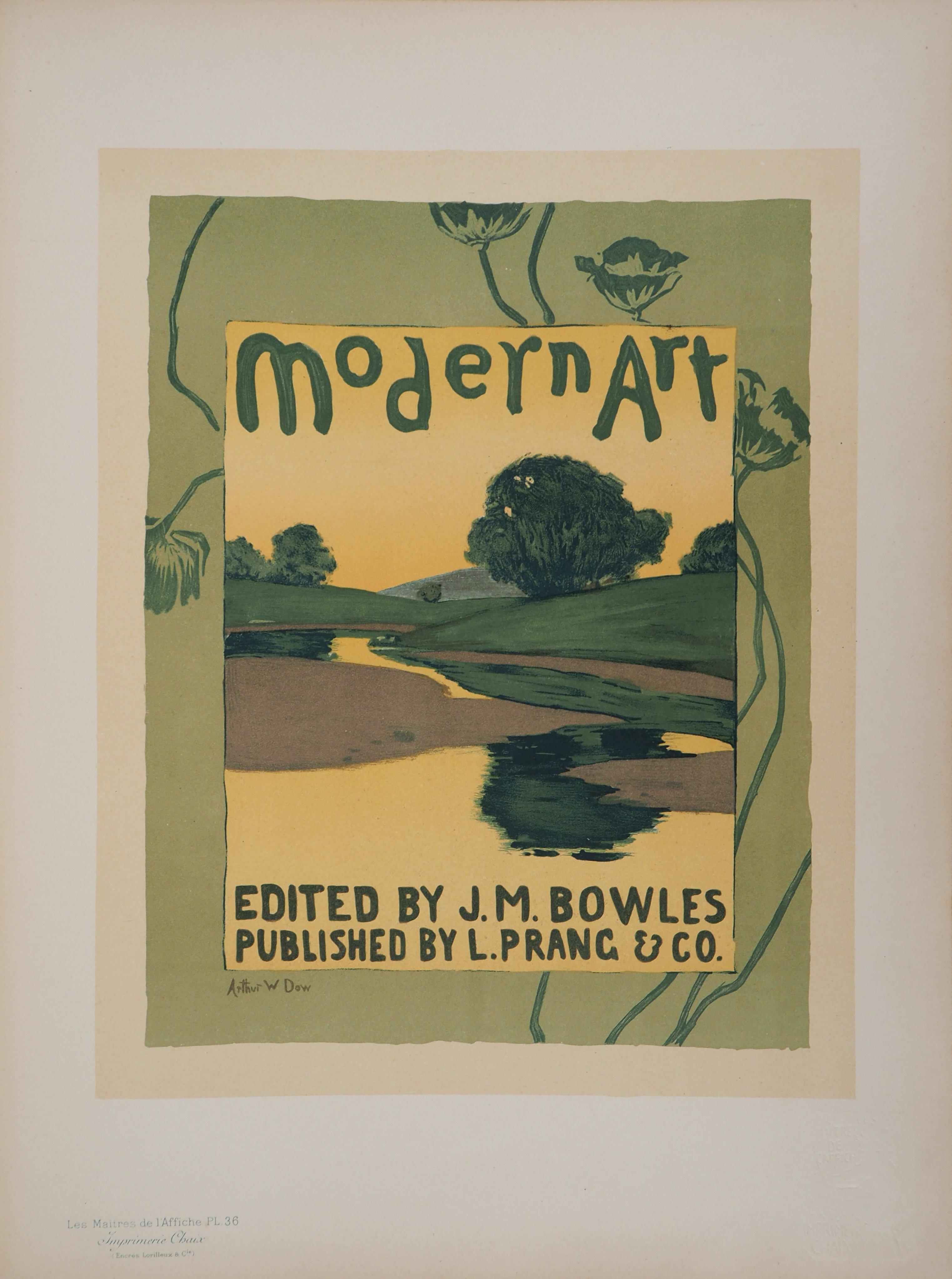 Moderne moderne Kunst – Lithographie (Les Matres de l'Affiche), 1895 – Print von Arthur Wesley Dow