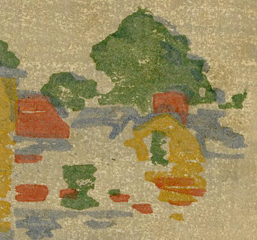 Reflejos del río - Print moderno estadounidense de Arthur Wesley Dow