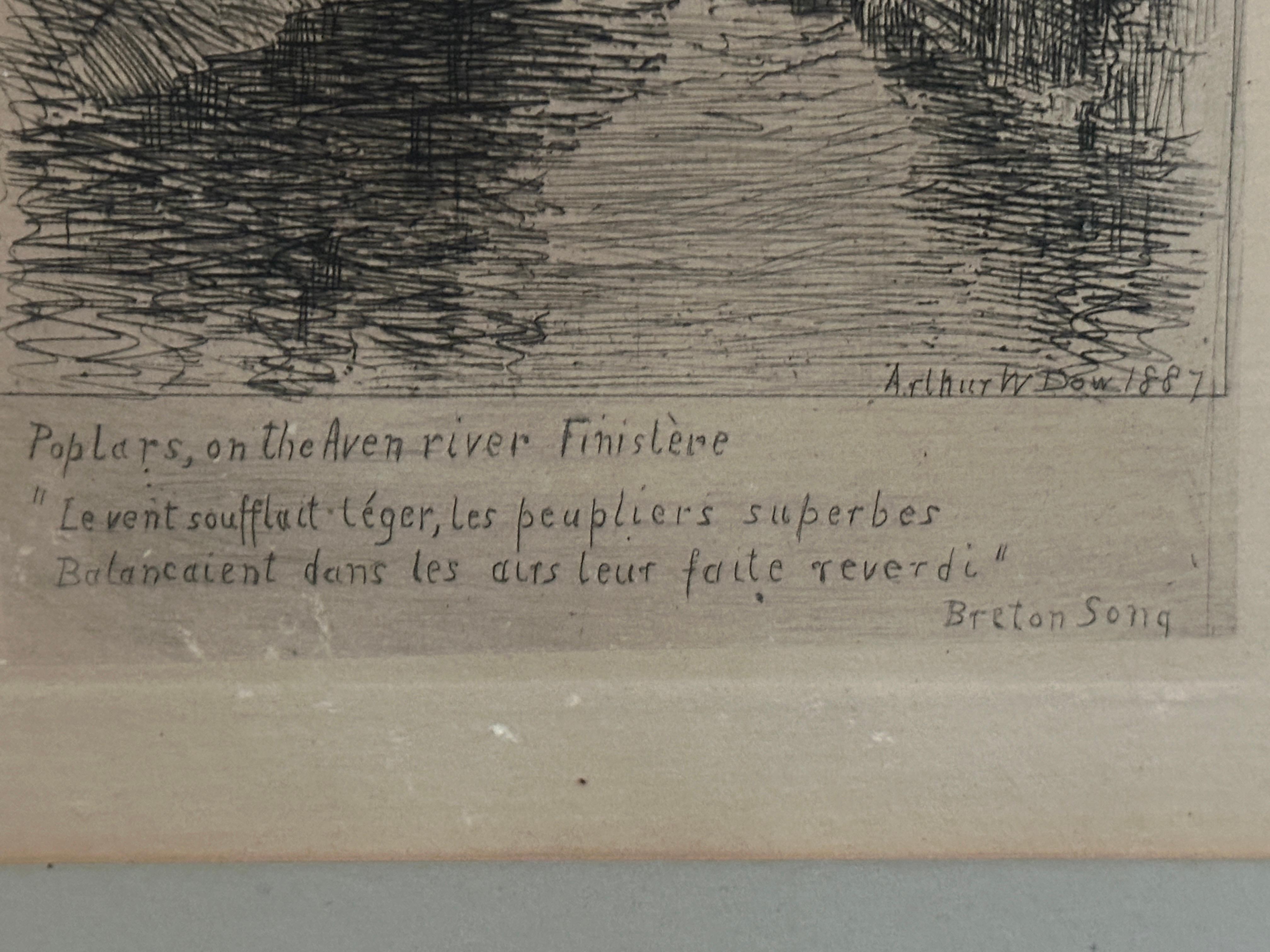 Arthur Wesly Dow Radierung 