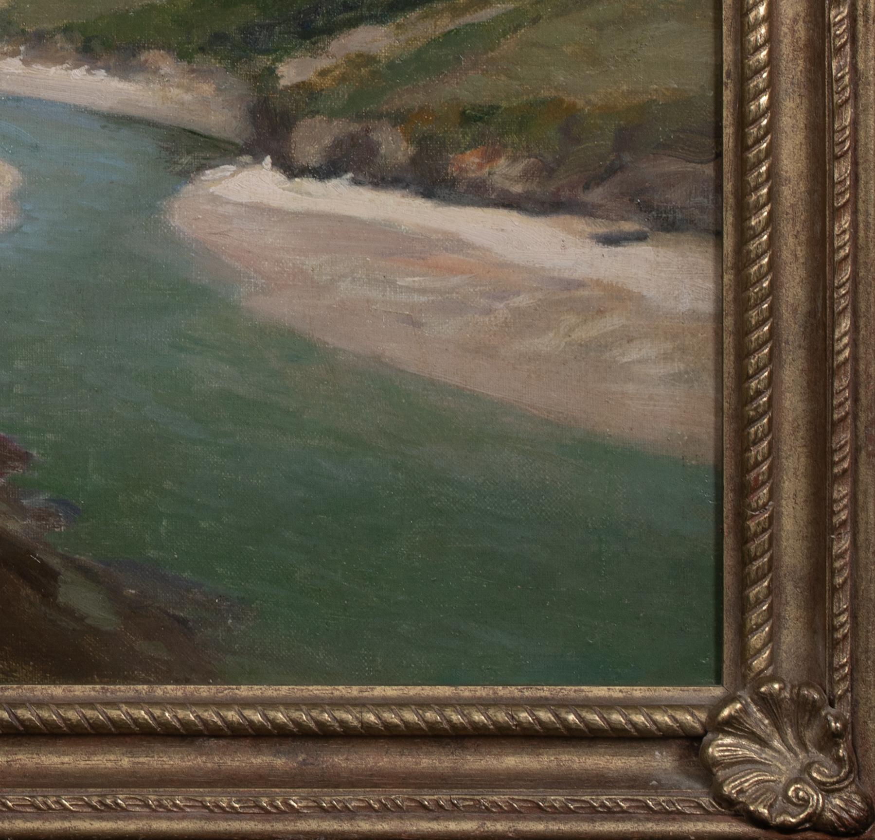 The Gannel Estuary Crantock, circa 1900  by Arthur Wilde PARSONS (1854-1931)  For Sale 1