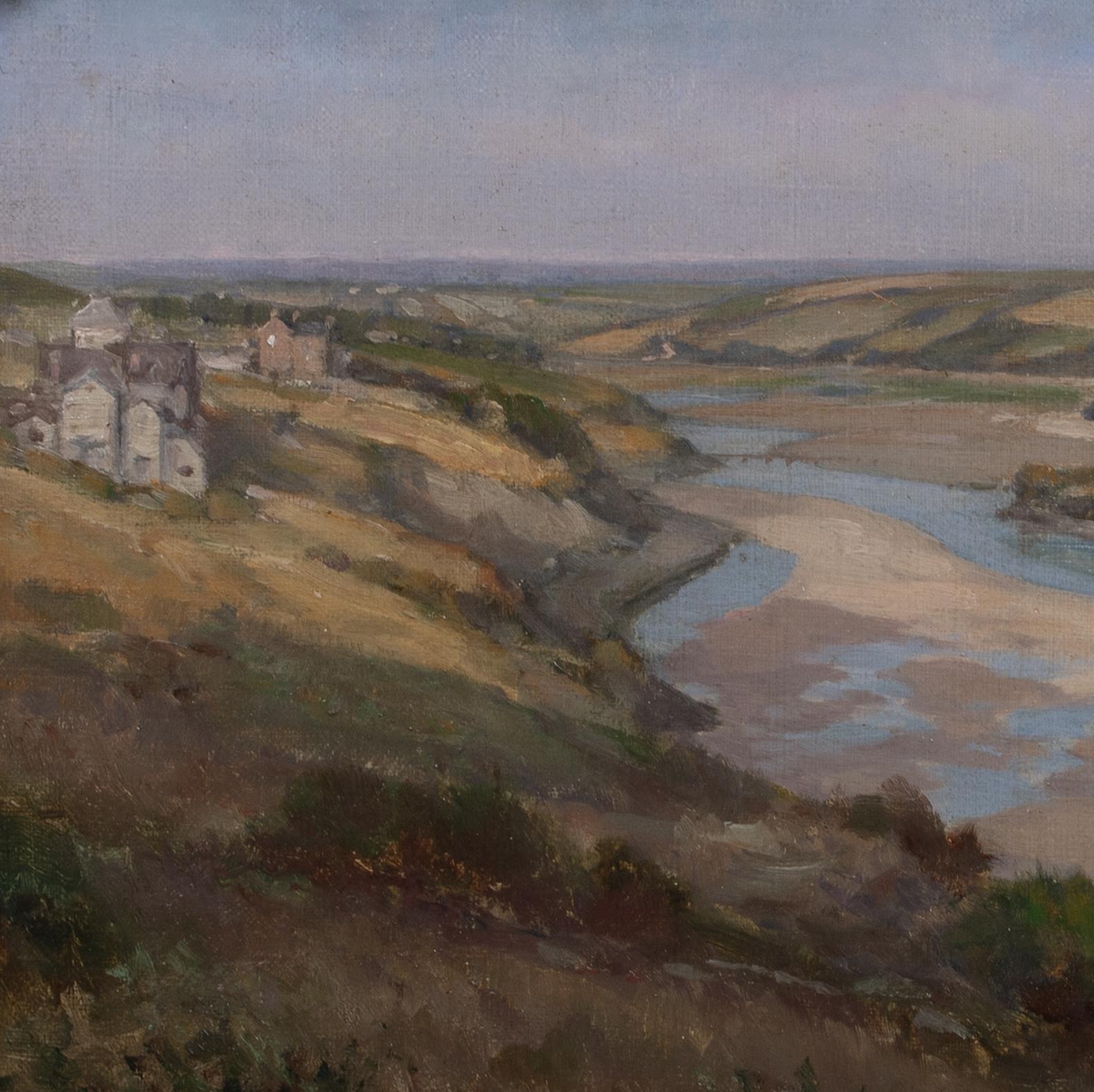 The Gannel Estuary Crantock, circa 1900  by Arthur Wilde PARSONS (1854-1931)  For Sale 5