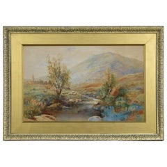 Arthur Wilkinson Watercolor of Glen Garron