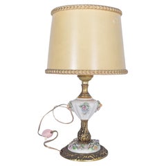 Artibus Bronze and Porcelain Table Lamp