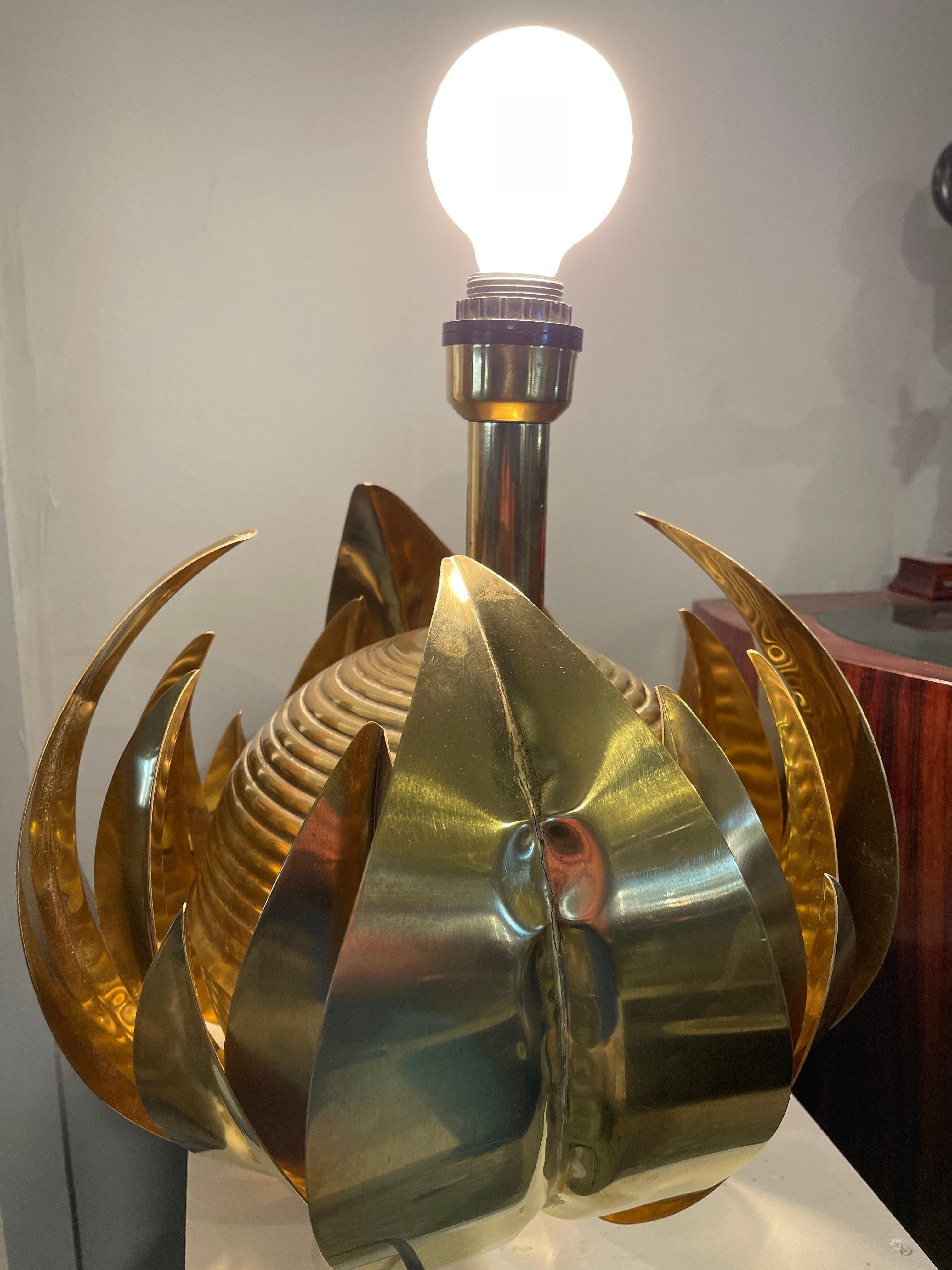 Artichoke Brass Lamp 4