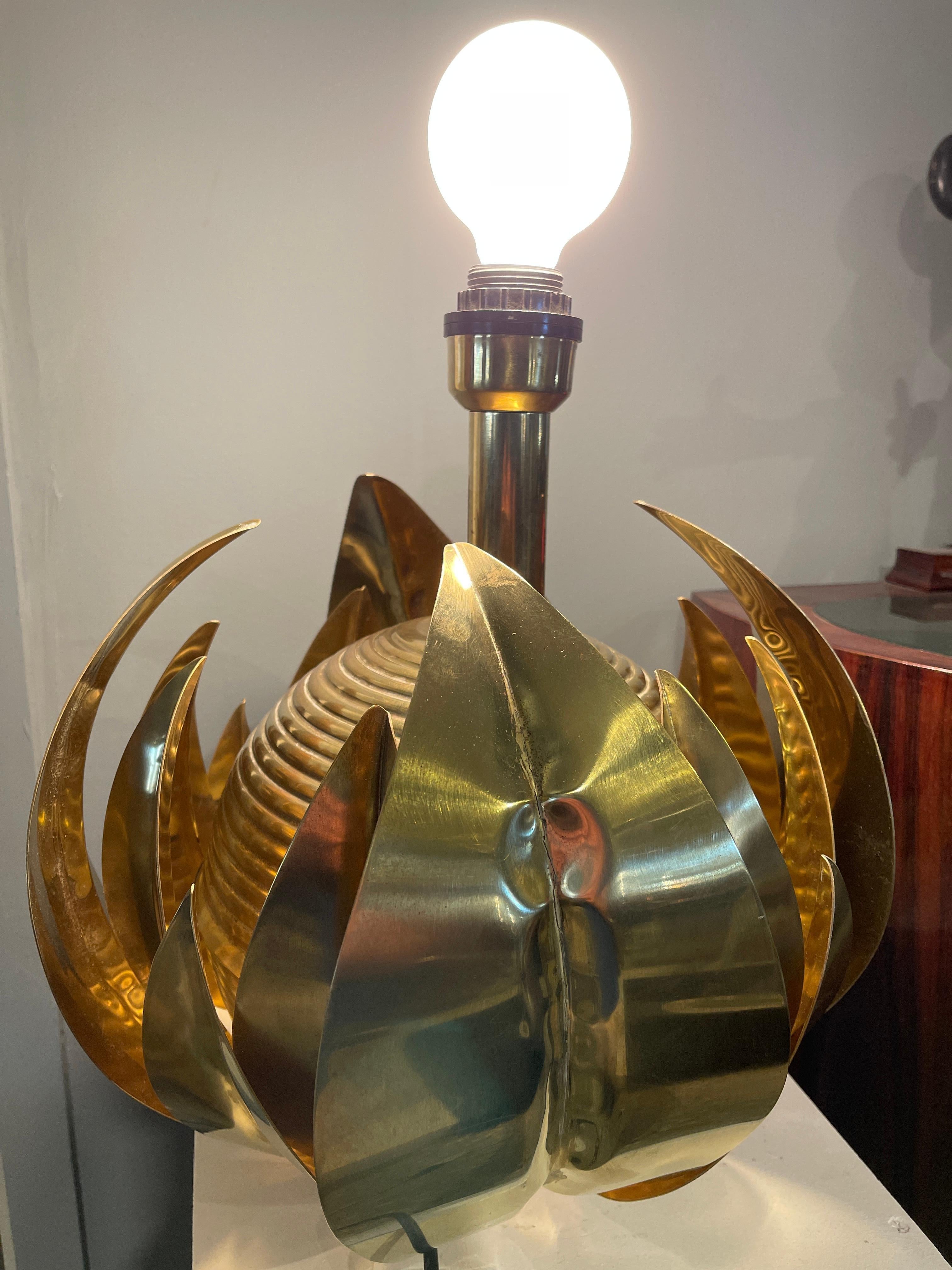 Artichoke Brass Lamp 5