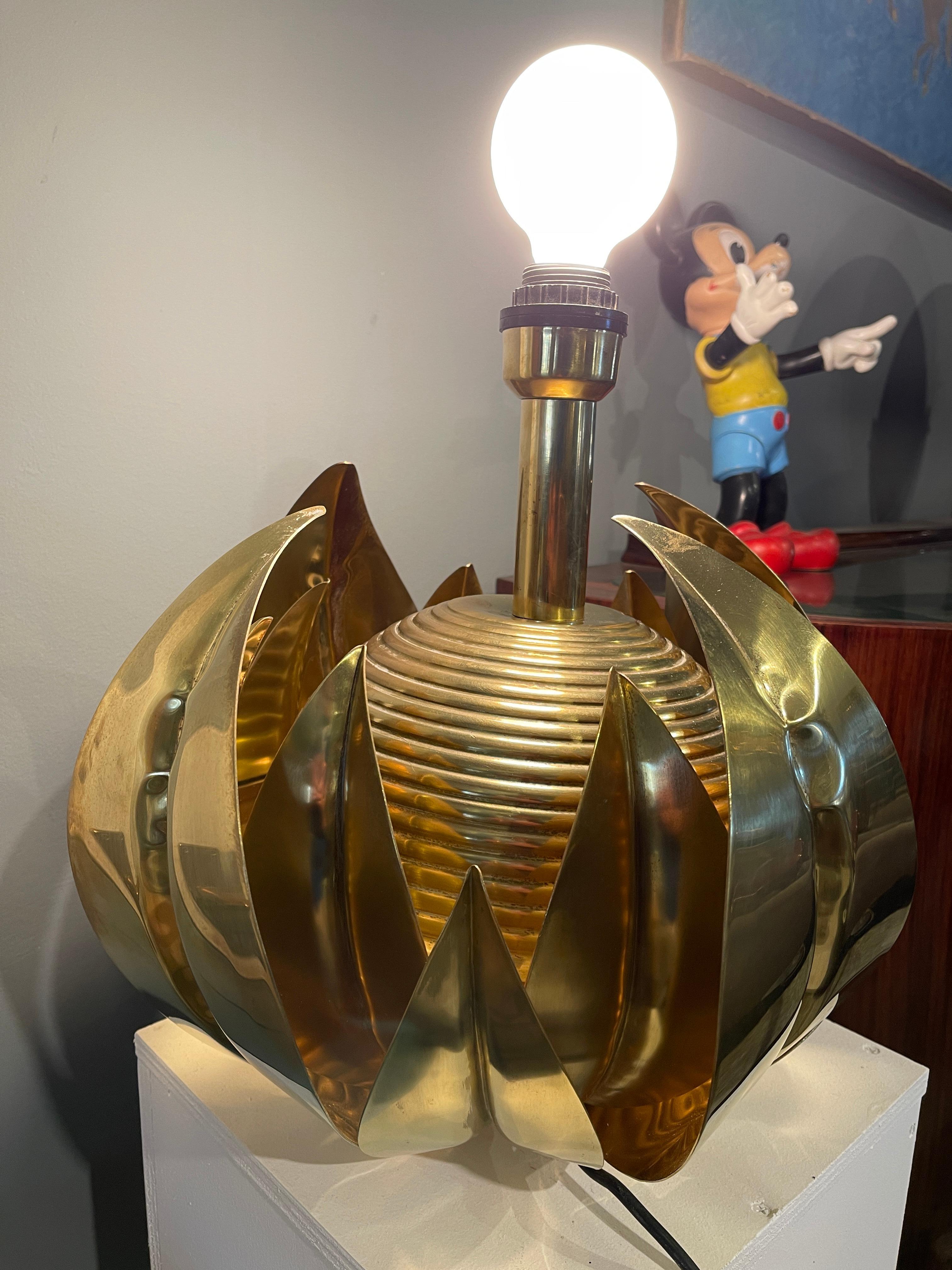 Artichoke Brass Lamp 7