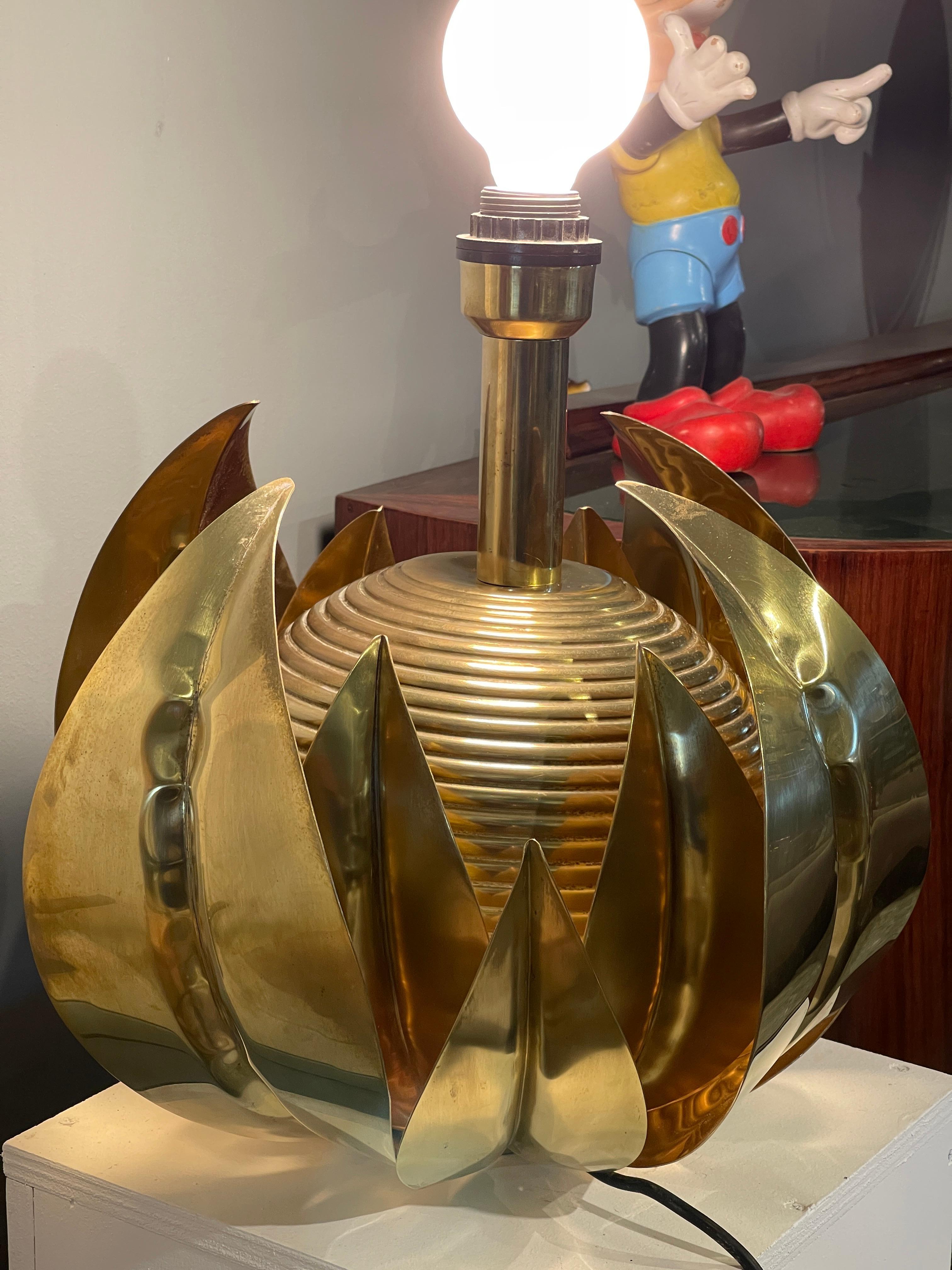 Artichoke Brass Lamp 8