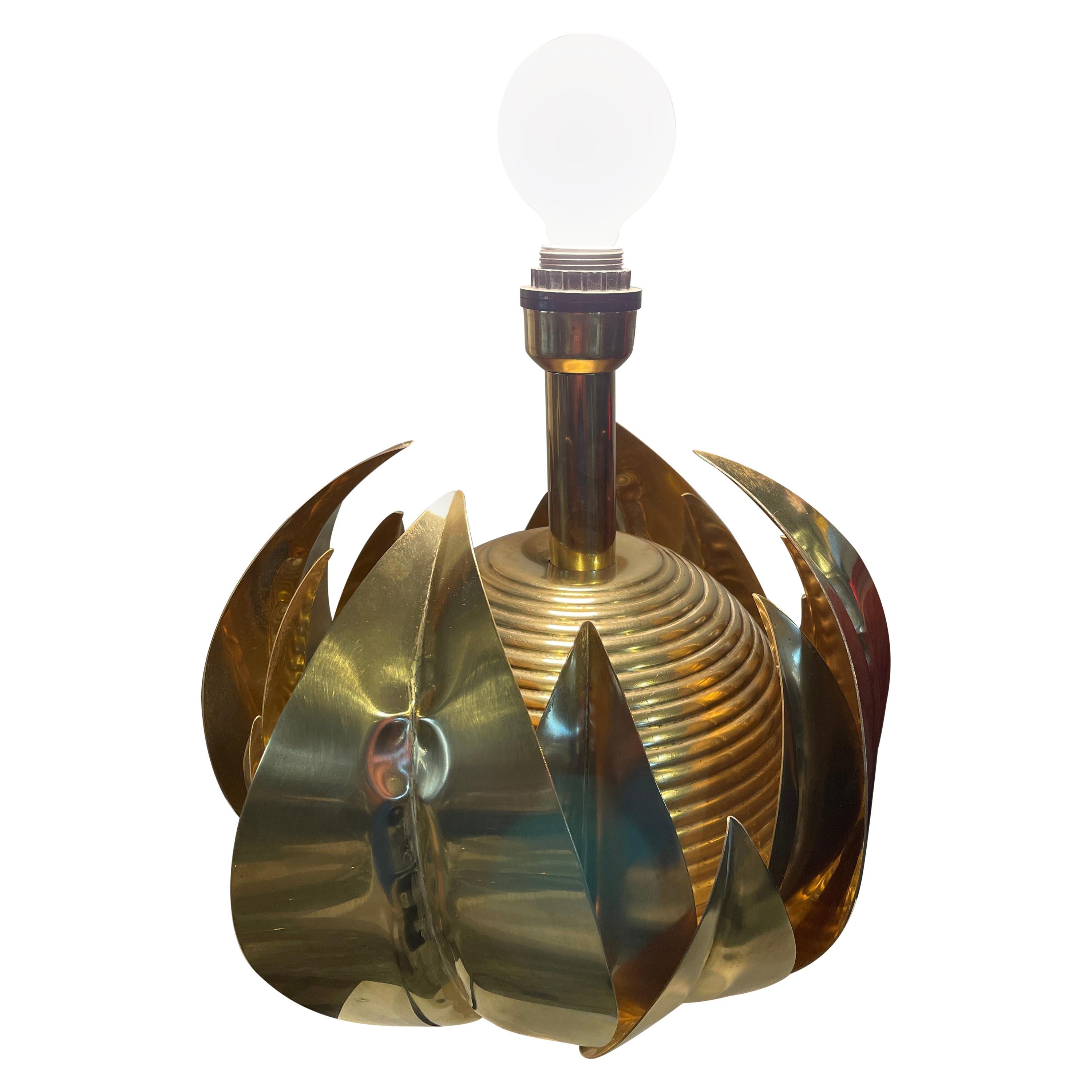 Artichoke Brass Lamp