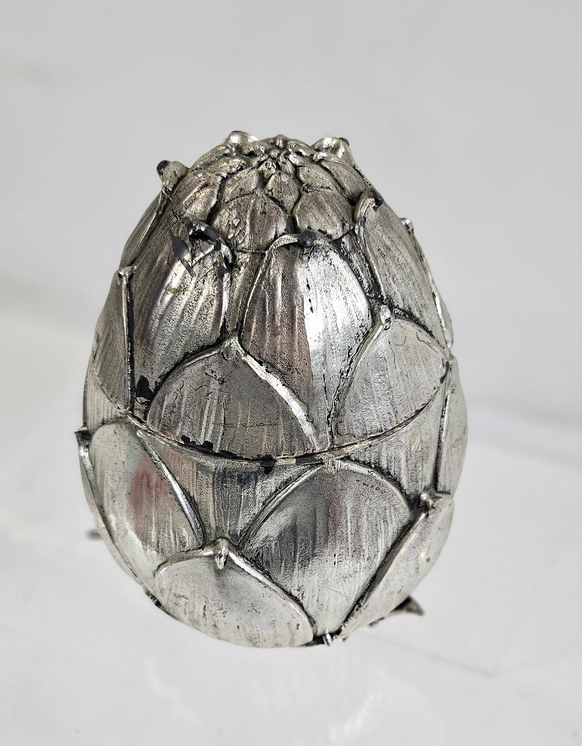 Mid-Century Modern Artichoke Ice Bucket by Mauro Manetti Italy For Sale