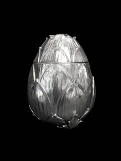 Artichoke Ice Bucket Designed by Mauro Manetti, Silver Plated, circa 1970