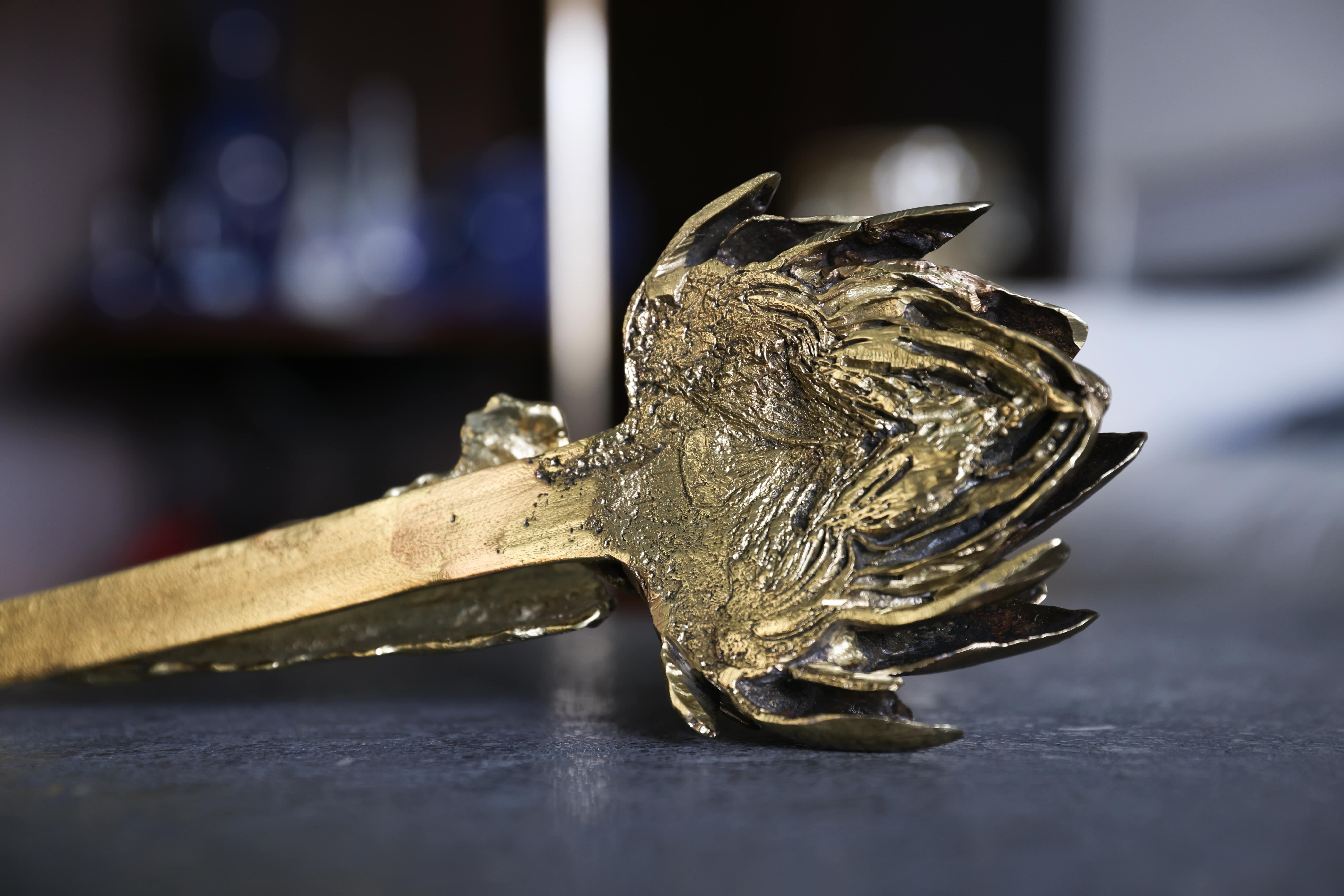 BRONCE Escultura Alcachofa en venta 5
