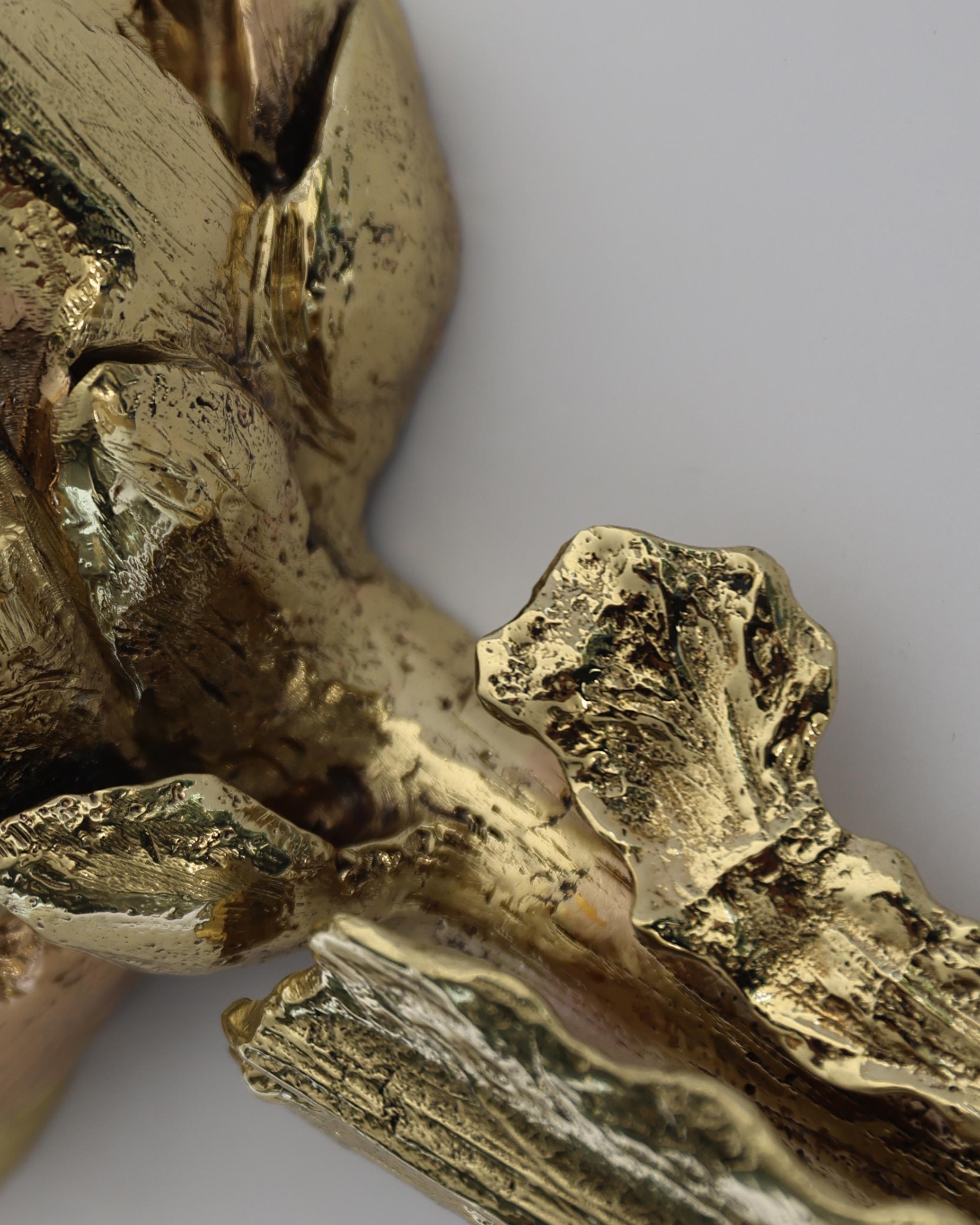 BRONCE Escultura Alcachofa Bronce en venta