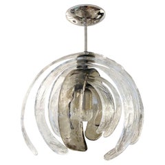 Artichoke Murano Glass Chandelier by Mazzega