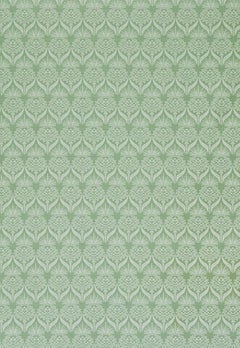 'Artichoke Thistle' Contemporary, Traditional Fabric in Spring Green