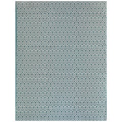 'Artichoke Thistle' Contemporary, Traditional Fabric in Teal